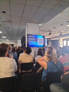 A photo from an SEO presentation at BrightonSEO